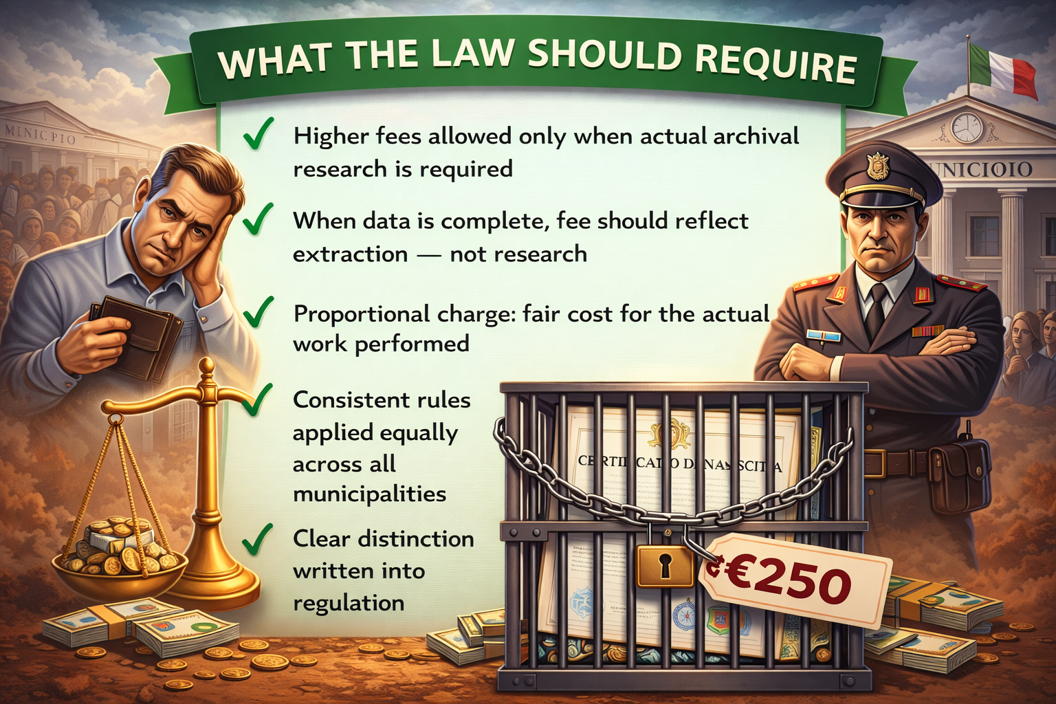 What the law should require